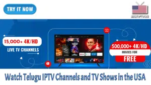 Watch Telugu IPTV Channels and TV Shows in the USA