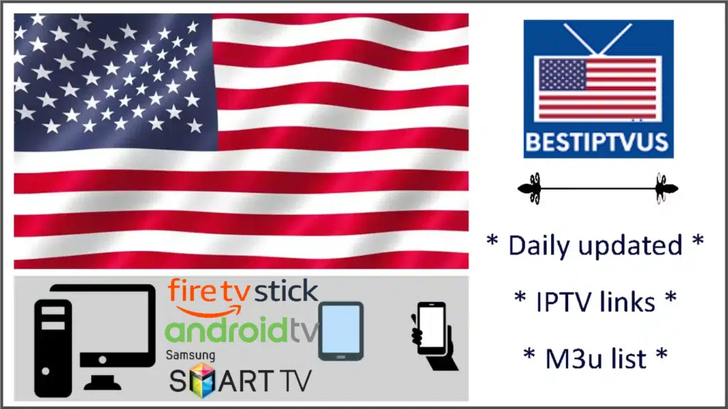 Best IPTV USA M3u & Xtream Paid Channels Service 2025