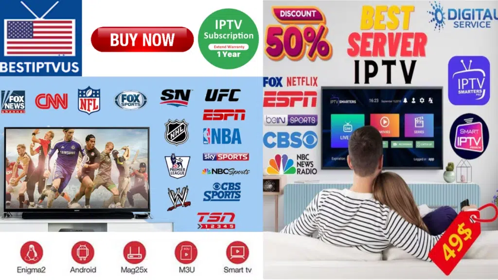 Best IPTV For ESPN & FOX USA Channels 2025